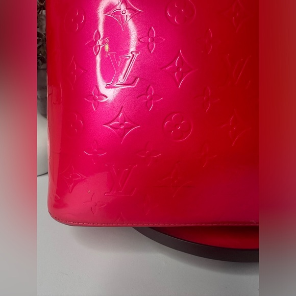 Louis Vuitton Authentic Monogram Vernis Houston M9135F Pink CA1022 - Picture 6 of 17
